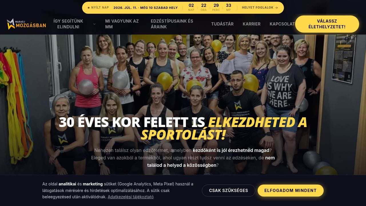 Maradj Mozgásban edzőterem - Gym, District 19 (2)
