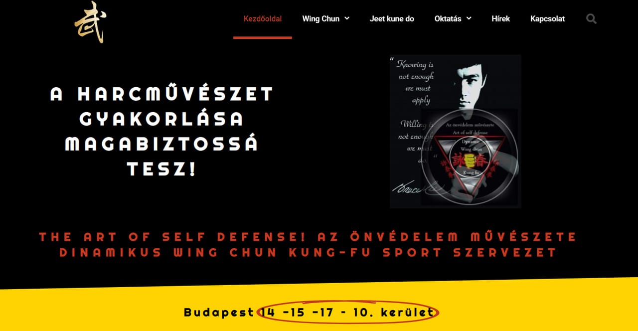 Dynamic Wing Chun Kung Fu Sportegyesület - Jóga, 14. kerület
