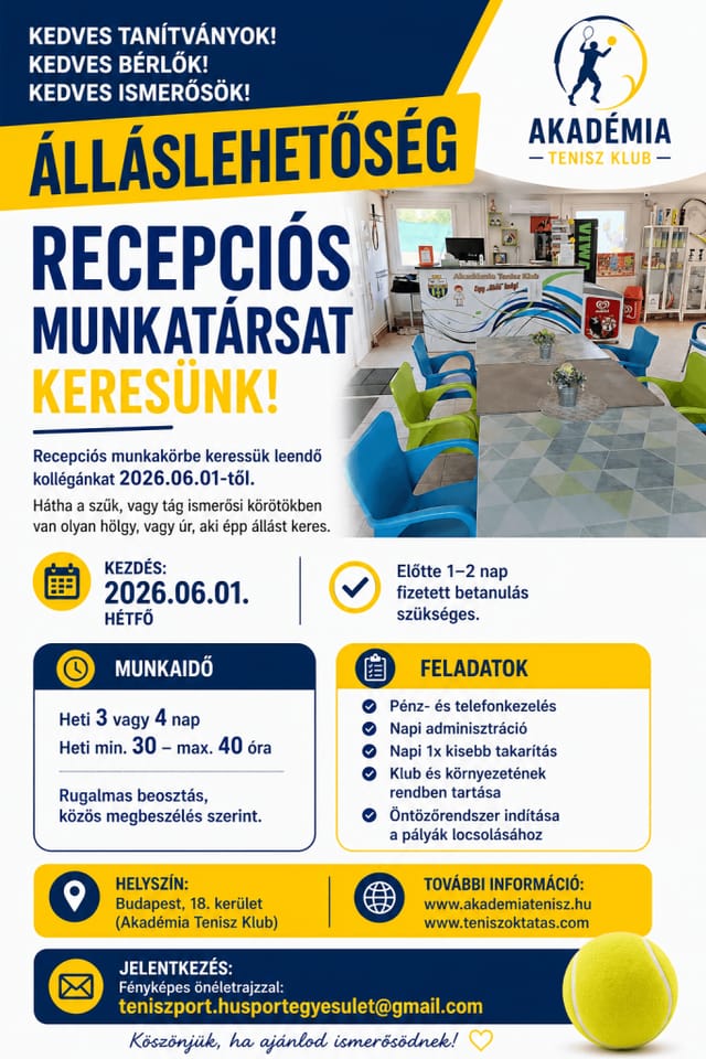 Akadémia Tenisz Klub - Személyi edzés, 18. kerület (3)