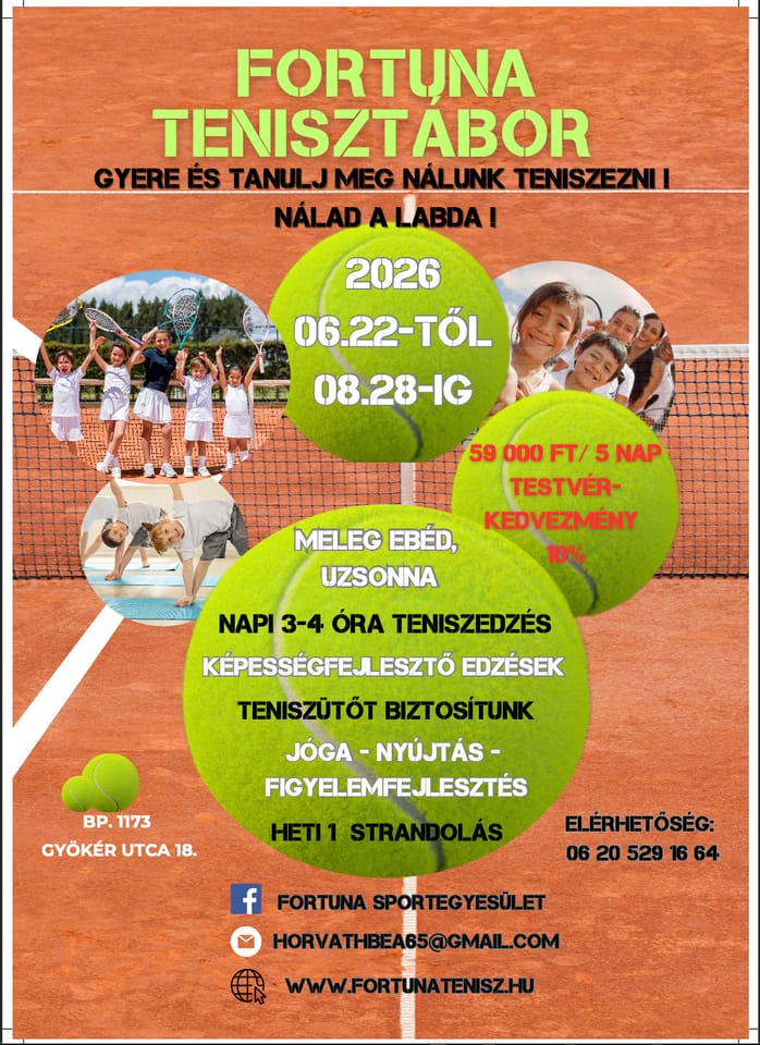 Fortuna Tenisz Centrum - Tenisz, 17. kerület (2)
