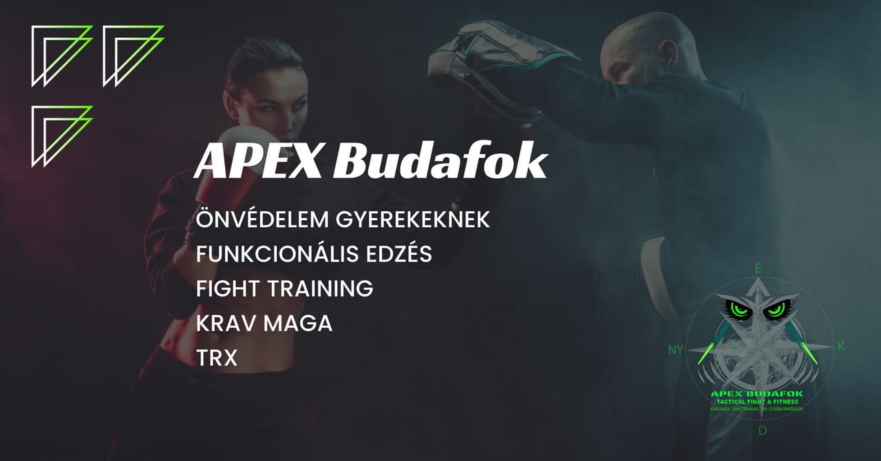 APEX Budafok. Tactical Fight & Fitness. Krav Maga "Önvédelem". Fight Training. Gyerek Önvédelem. TRX. Női Box-Kick box. - Gym, District 22